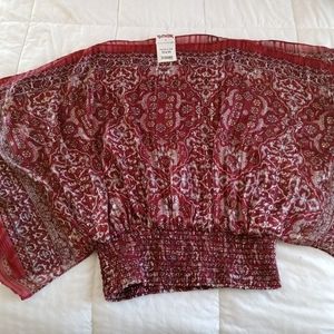 Women's NWT batwing top
